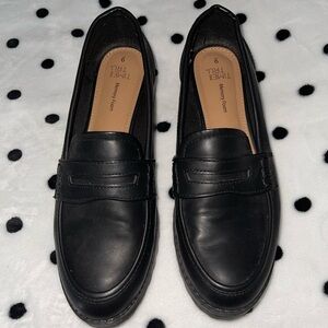 Time and Tru Black Loafers